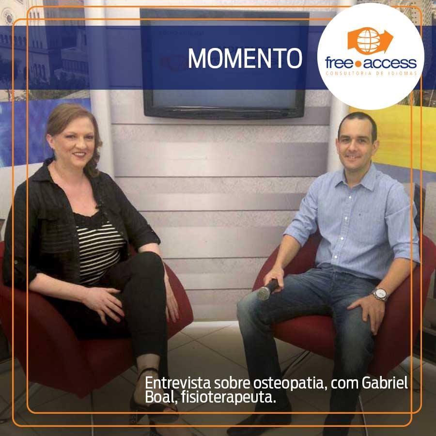 Um pouco sobre Osteopatia na TV Ativa Beira Rio